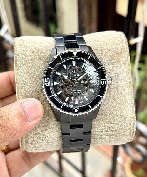 Rado Captain Cook HighTech Automatic Silver Black