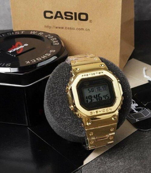 GShock GMW Gold Watch