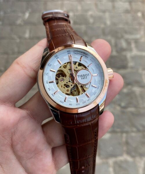 TISSOT 1853 AUTOMATIC PRIMIUM QUILTY LEATHER WATCH