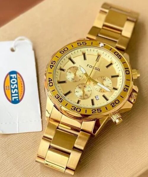 Fossil Banon Metal Gold