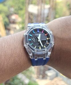 G-shock Blue Rainbow Silicon Premium Watch