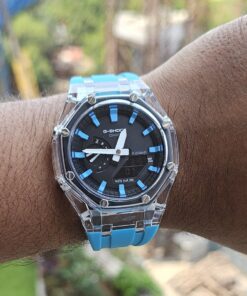 G-shock Sky Blue Silicon Premium Watch