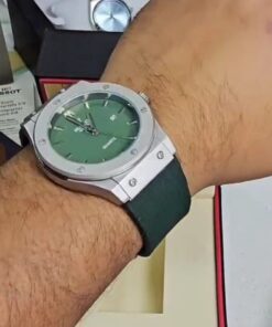 Hublot Green Leather Belt Watch