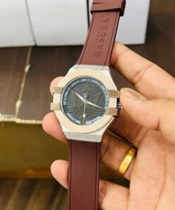 Maserati Brown Copper Leather Watch