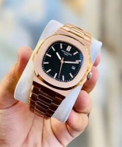 Patek Phillipe Nautilus Rosegold Metal Watch