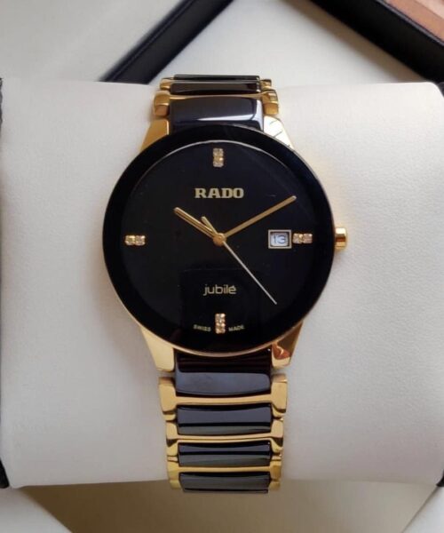 Rado Jubile Stainless Steel Gold Black