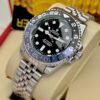 Rolex Gmt Master Silver Black Metal Watch