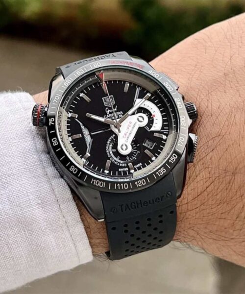 Tagheuer Calibre 36 Black Rubber Belt A