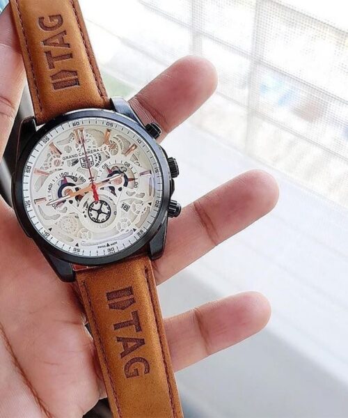 Tagheuer Cr7 Leather Brown Belt
