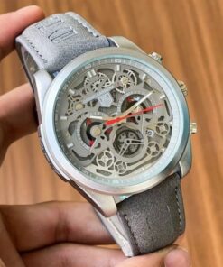 Tagheuer Cr7 Leather Grey Belt