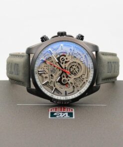 Tagheuer Cr7 Leather Grey Black Belt Watch