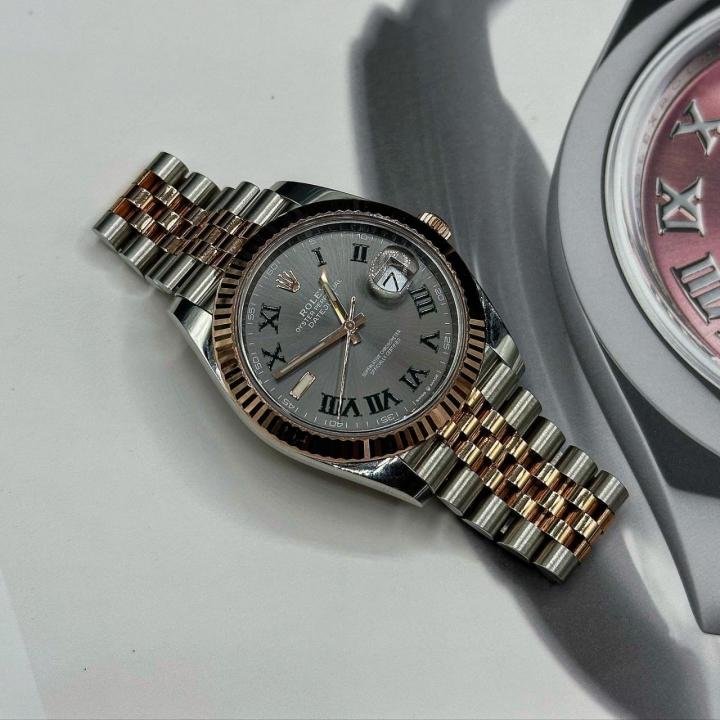 Role_x Oyster perpetual Date just Automatic Copper